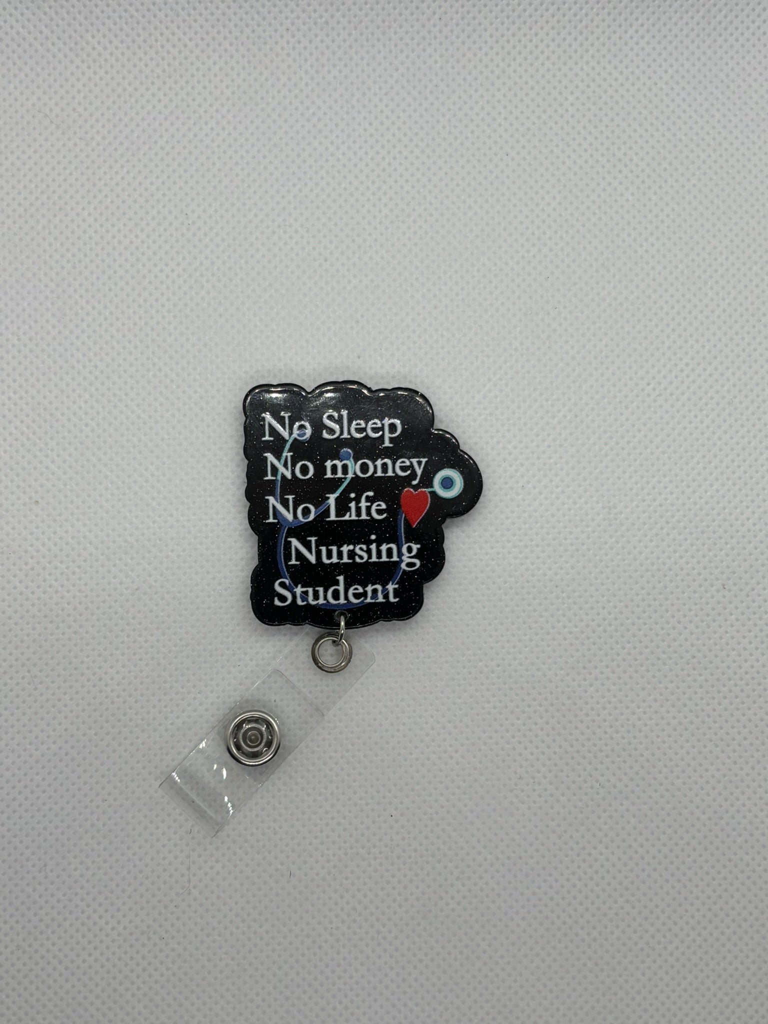 Black “Nursing Student” Badge Faces