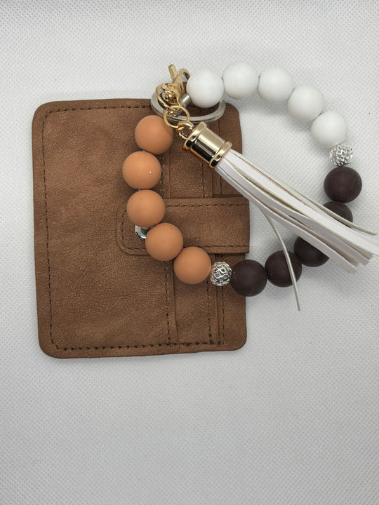 BROWN SUEDE WALLET