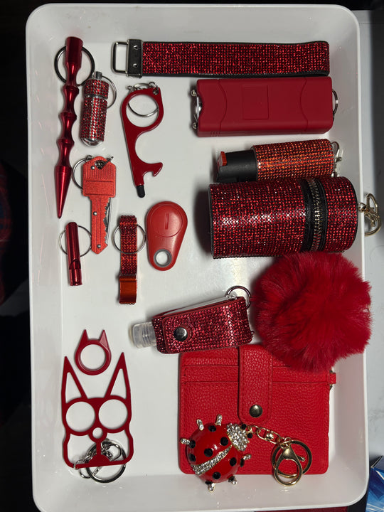 Lady Bug Self Defense Keychain