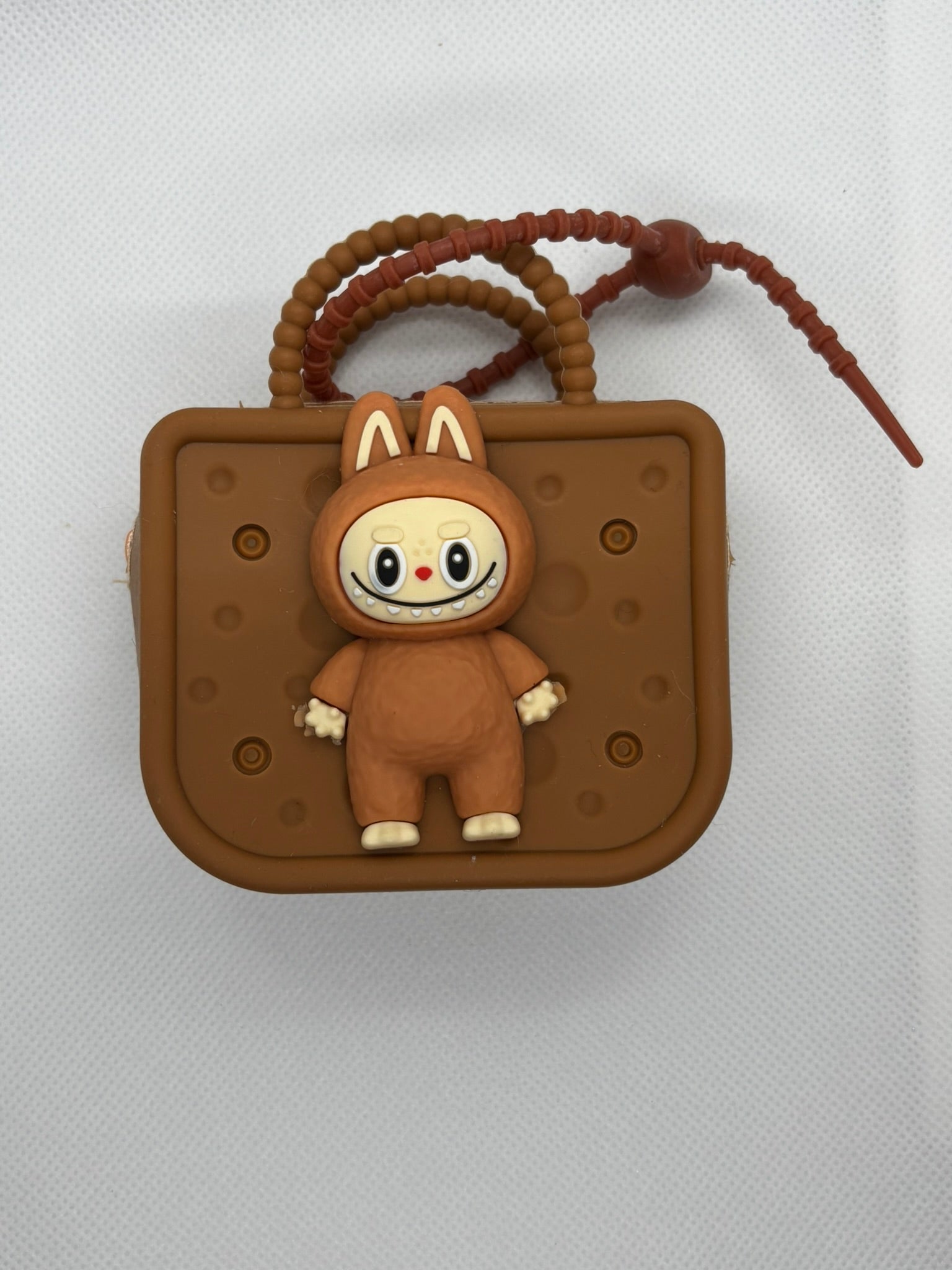 BROWN LABUBU COIN PURSE