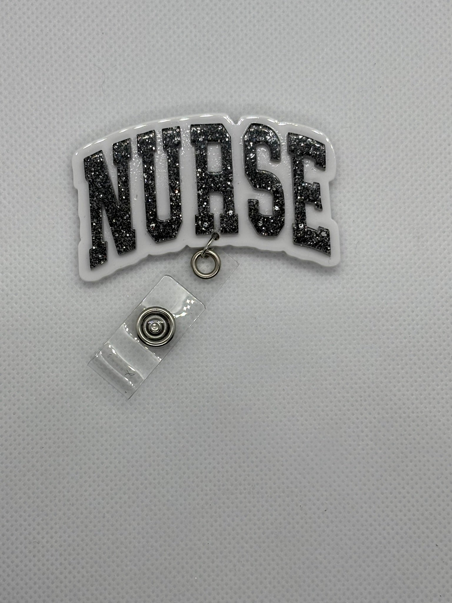 White “Nurse” Badge Face