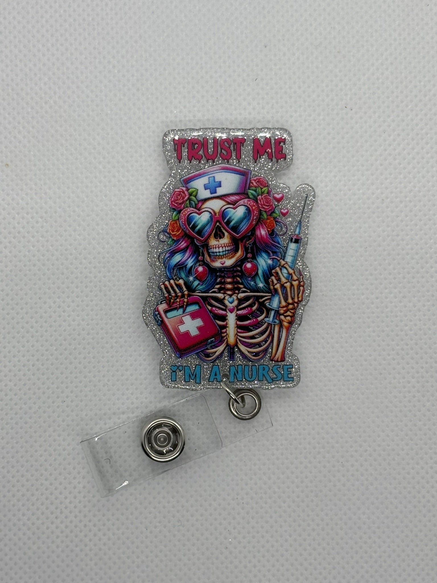 “Trust Me I’m a Nurse” Badge Face