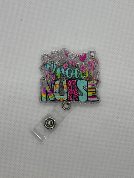 Proud Nurse Badge Face