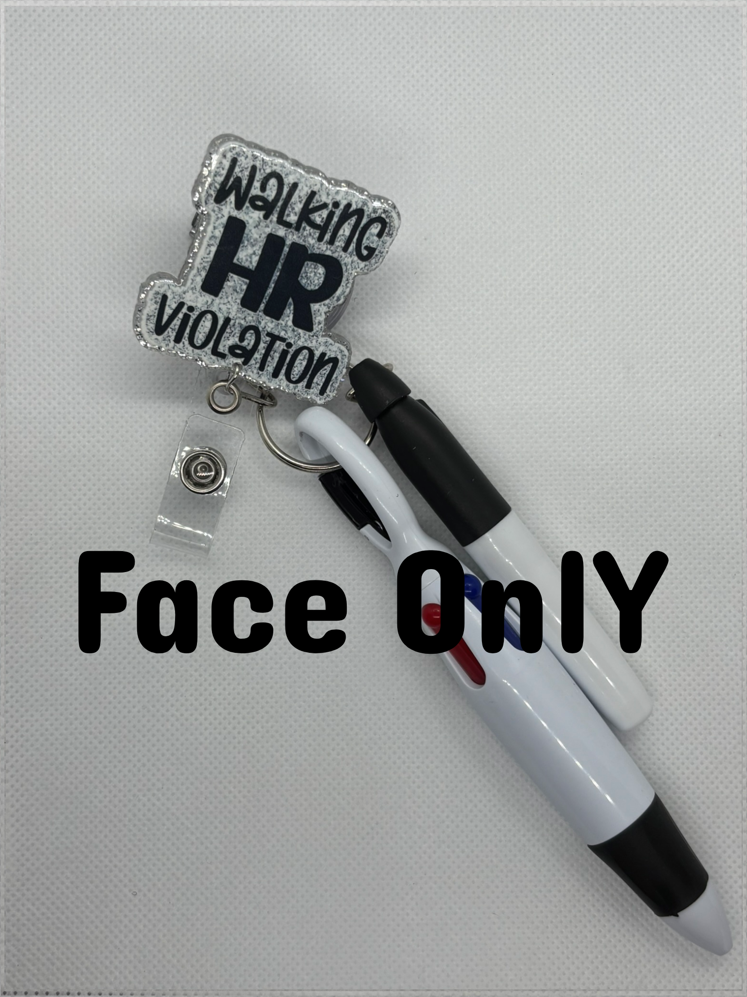 “HR Violation” Badge Face