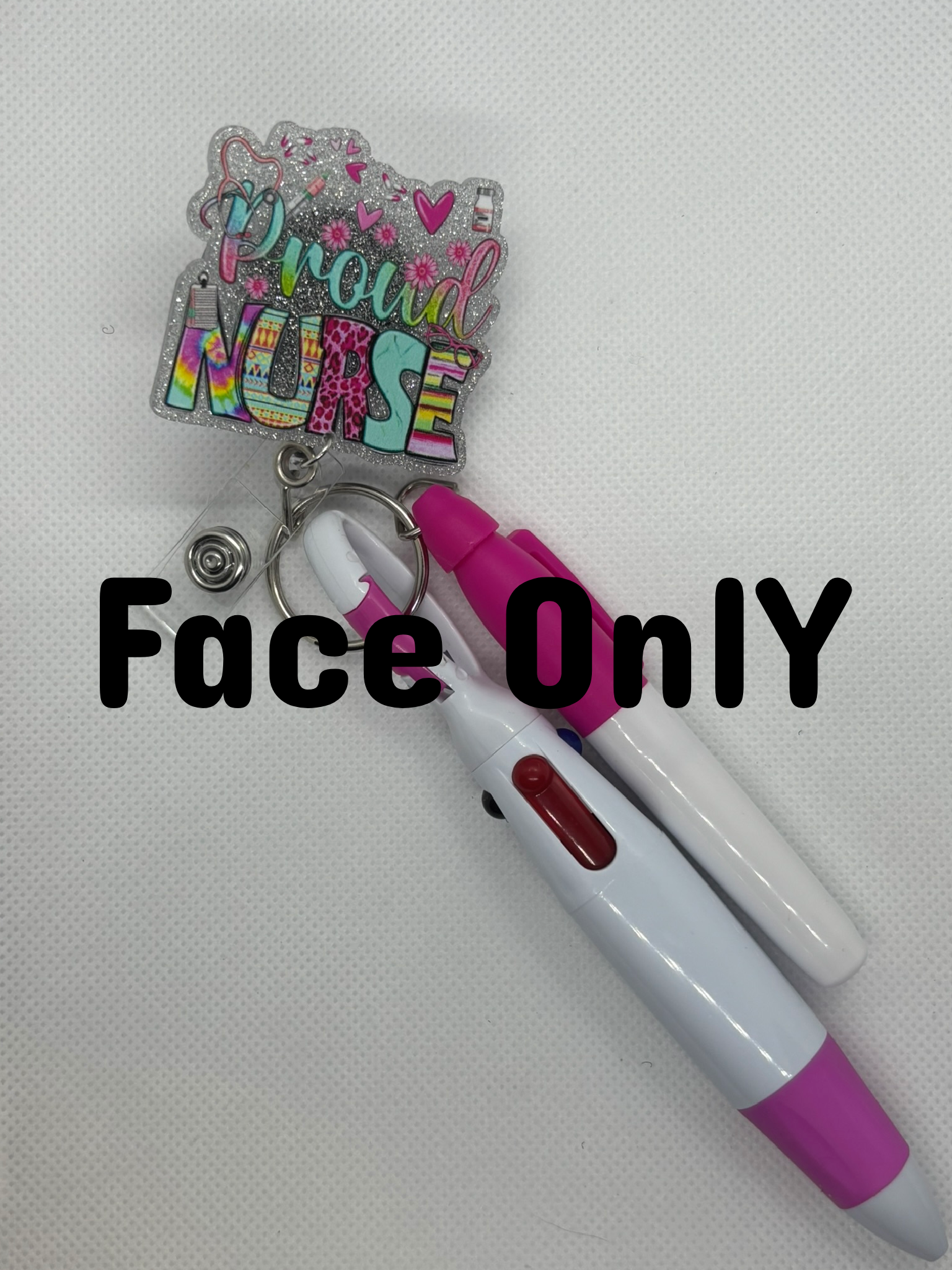 Proud Nurse Badge Face