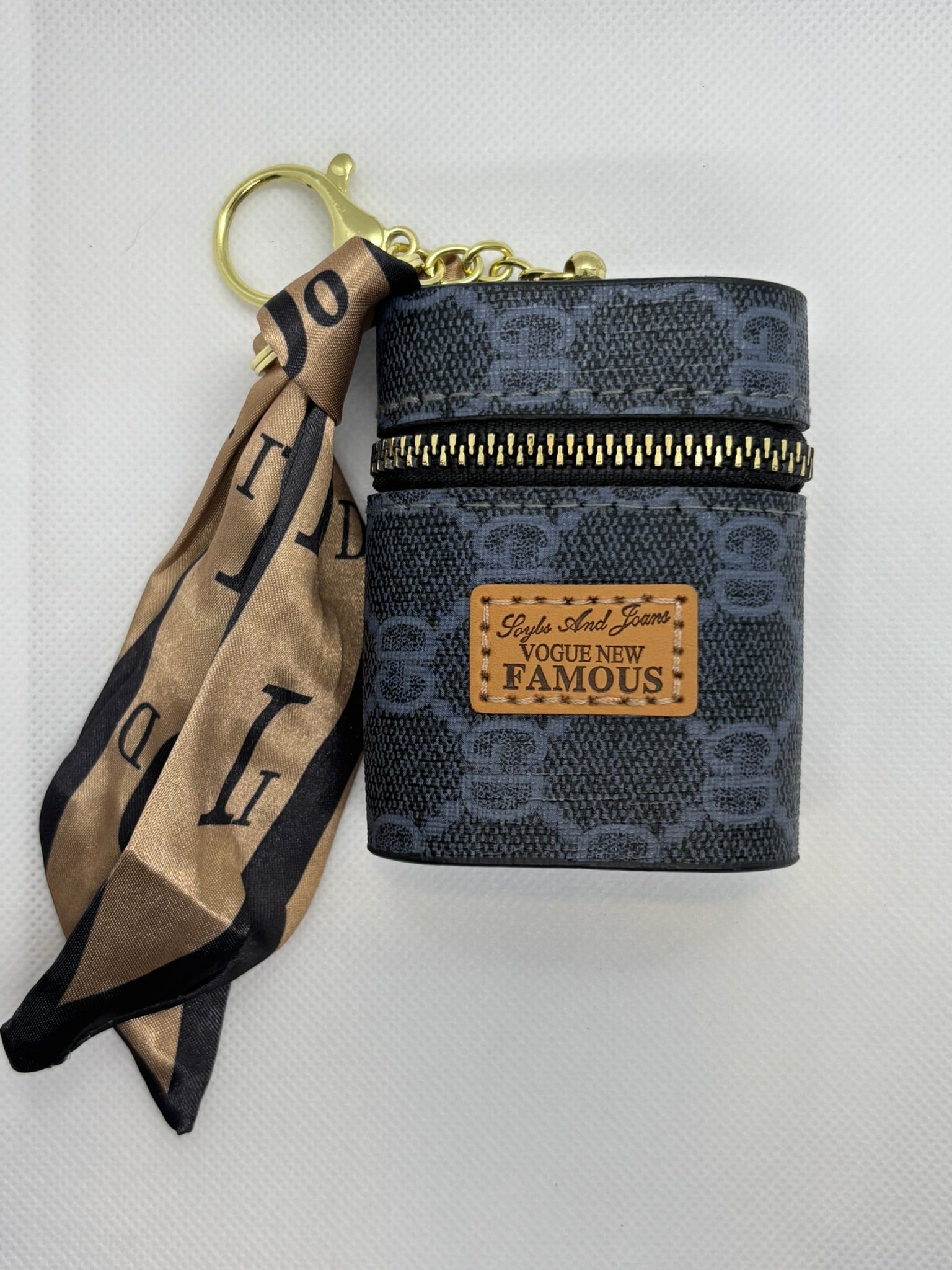 BLUE AIRPOD CASE/COIN PURSE