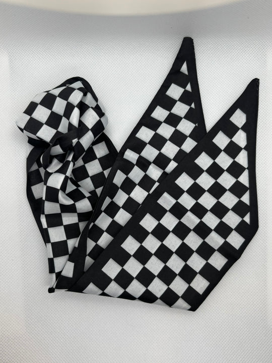 CHECKARD BAG/PURSE SCARF