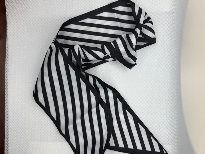 STRIPED BAG/PURSE SCARF