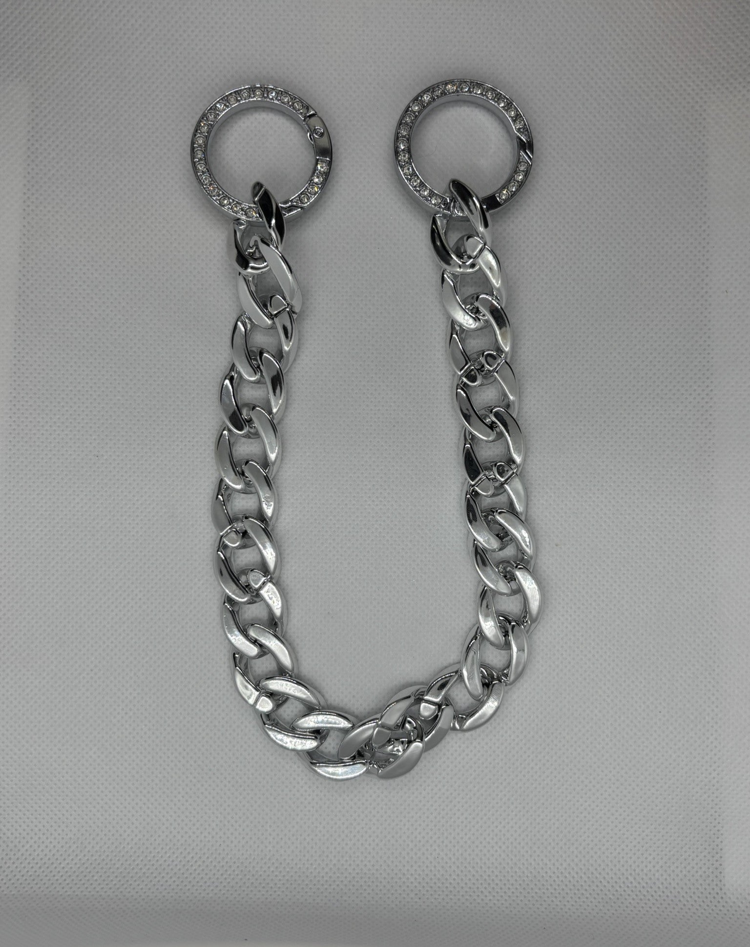 SILVER PURSE/BAG CHAIN