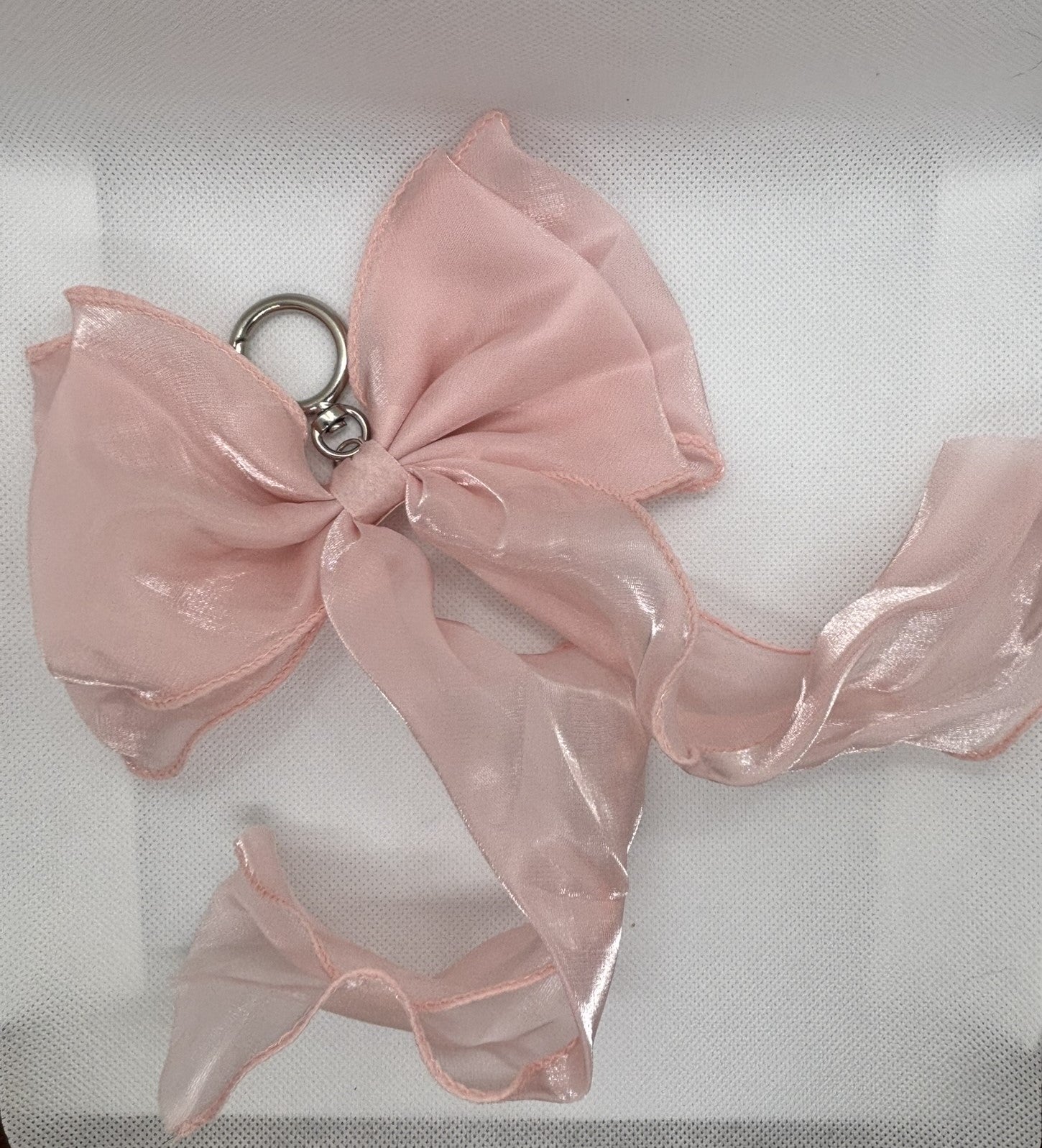 BIG PINK BAG/PURSE BOW KEYCHAIN