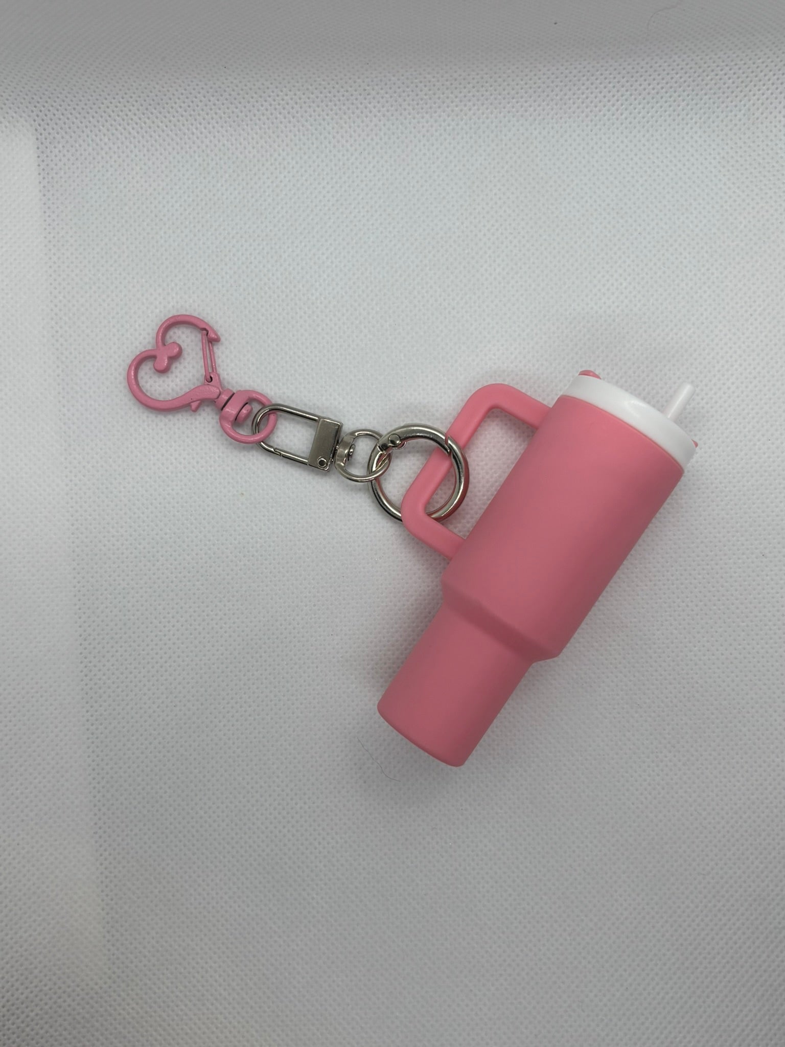 MINI PINK CUP - LIPSTICK KEYCHAIN