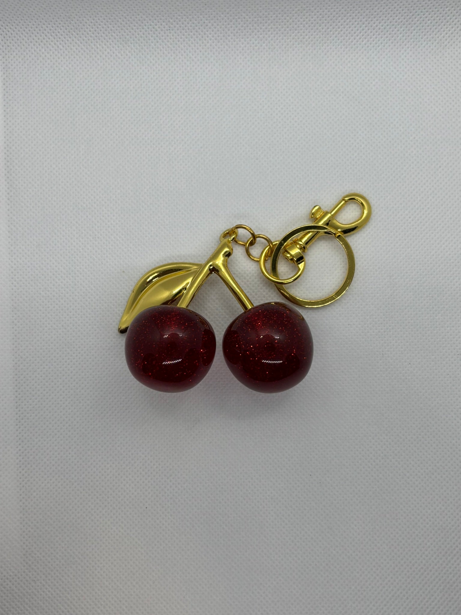 DARK CHERRY KEYCHAIN